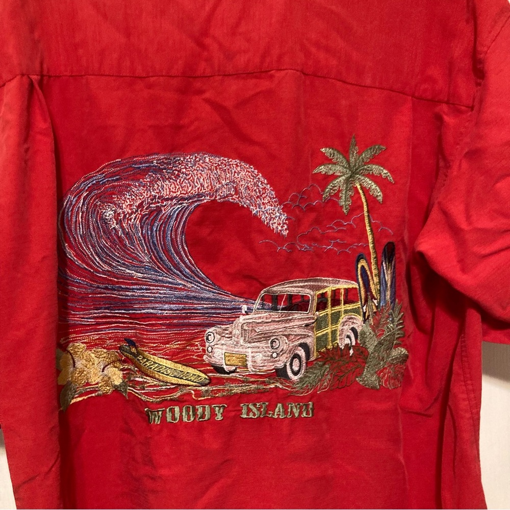 Vintage Bamboo Cay Embroidered Hawaiian Shirt - Picture 2 of 7